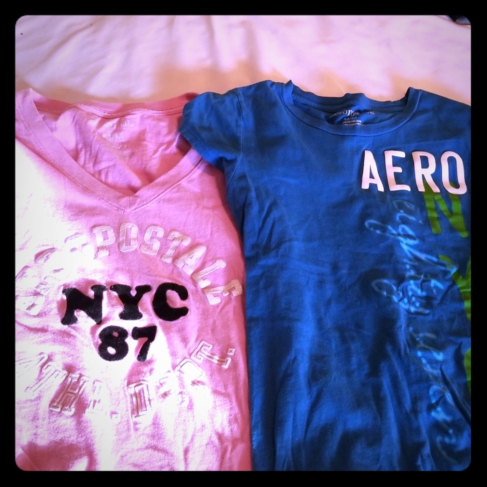 2 Aeropostale T-shirts